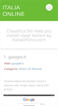 Mobile Screenshot of italiaonline.com